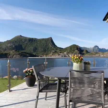 Vakantiehuis Nytt Hus Med Topp Standard Ved Havet