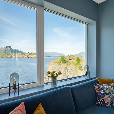 Nytt Hus Med Topp Standard Ved Havet Vakantiehuis Kabelvåg